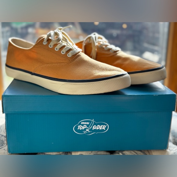 Sperry Top Siders, Yellow (mustard) - Picture 1 of 3